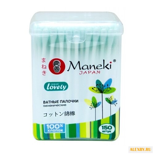 Ватные палочки Maneki Lovely с