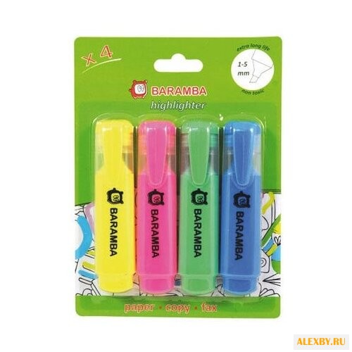 BARAMBA Текстовыделители 4