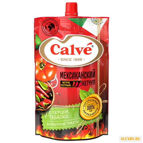 Кетчуп Calve Мексиканский жгуче
