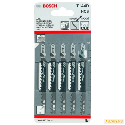 Набор пилок для лобзика BOSCH