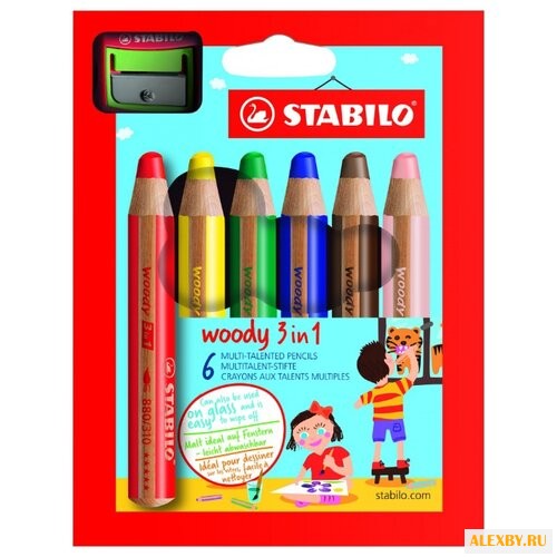STABILO Цветные карандаши Woody