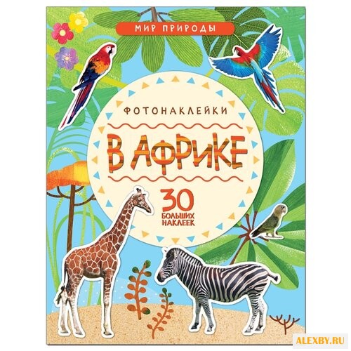 В Африке Мир природы книга с
