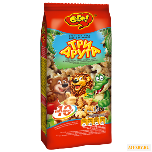 Готовый завтрак ОГО! Три Друга