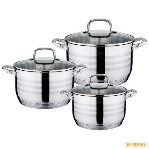 Набор кастрюль Rainstahl