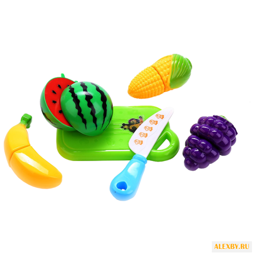 Набор продуктов с посудой