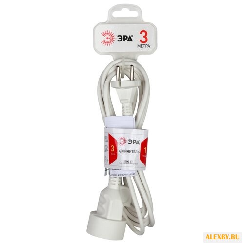 Удлинитель ЭРА U-1 Б0026327 3 м