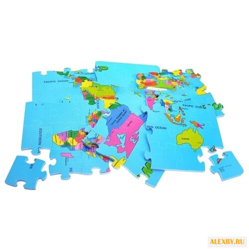Коврик-пазл Altacto Карта мира