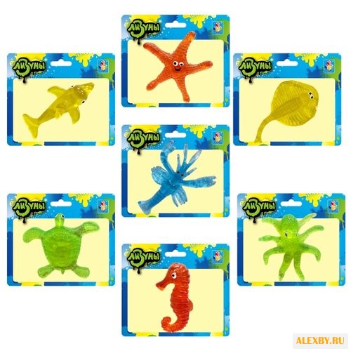 Лизун 1 TOY Животные прозрачные