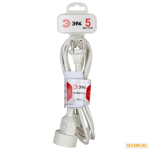 Удлинитель ЭРА U-1 Б0026328 5 м