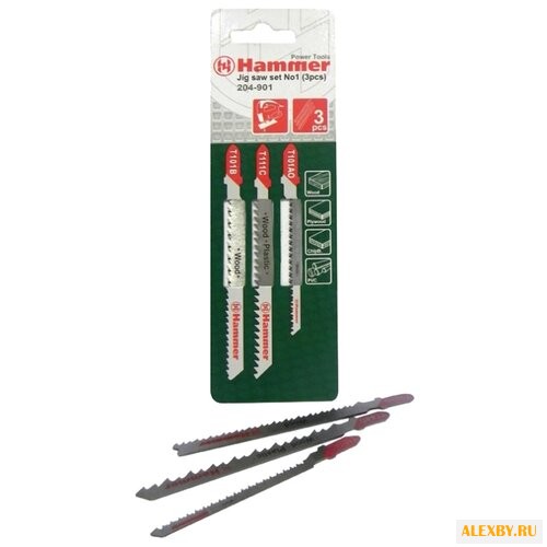 Набор пилок для лобзика Hammer