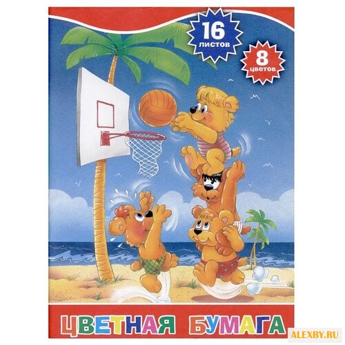 Цветная бумага Action! A4 16