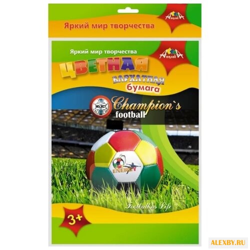 Цветная бумага бархатная