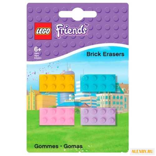 LEGO Набор ластиков Friends 4 шт.