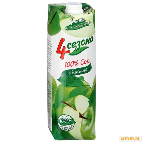 Сок 4 Сезона Яблоко с крышкой