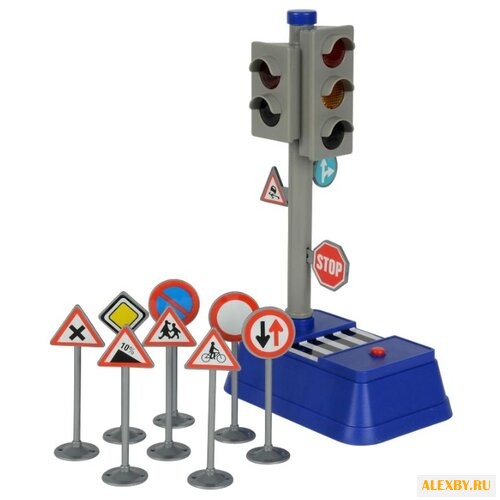 Dickie Toys Светофор и дорожные