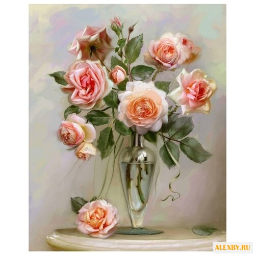 Molly Картина по номерам Розы в