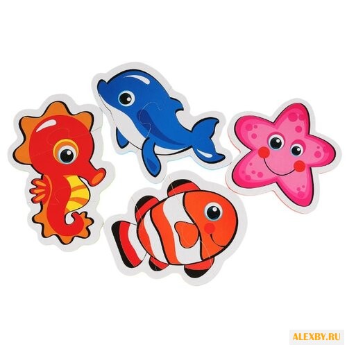 Набор пазлов Умка Морские