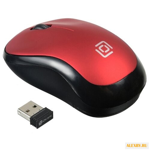 Мышь Oklick 655MW Black-Red USB