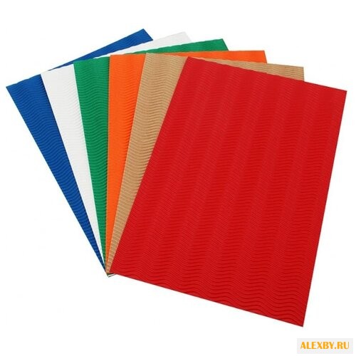Цветная бумага гофрированная