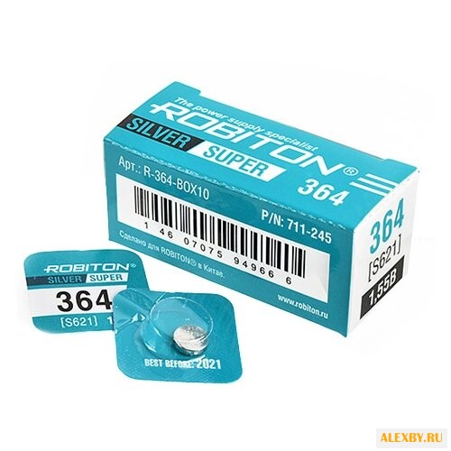 Батарейка SR60 ROBITON