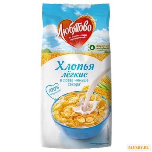 Готовый завтрак Любятово Хлопья