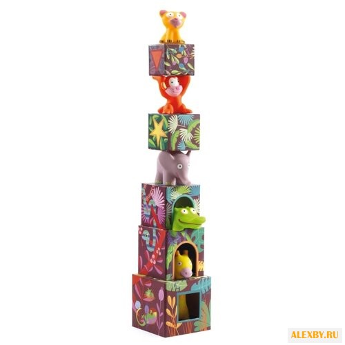 Пирамидка DJECO Большие джунгли
