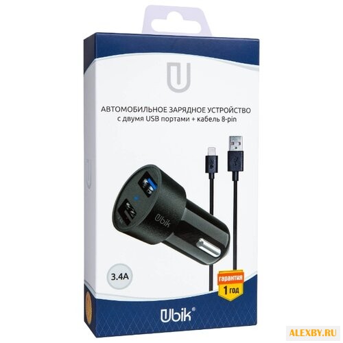 Автомобильная зарядка Ubik UCP23L