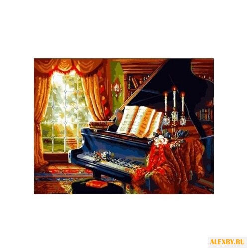 Рыжий кот Картина по номерам