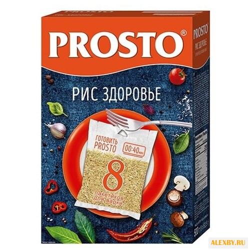 Рис PROSTO длиннозерный бурый