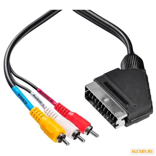 Кабель Buro SCART - 3 х RCA