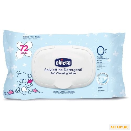 Влажные салфетки Chicco Очищающие
