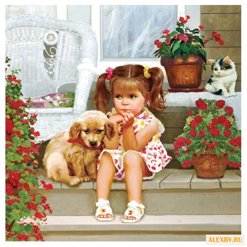 Рыжий кот Картина по номерам