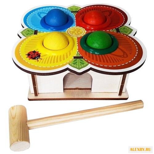 Стучалка Woodland Цветок 4