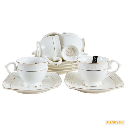 Кофейный сервиз Коралл Снежная