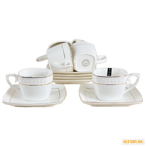 Чайный сервиз Коралл Снежная