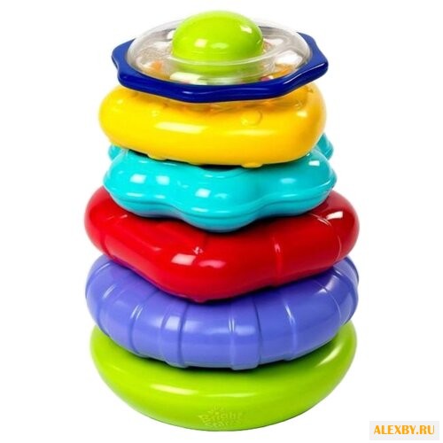 Пирамидка Bright Starts Радуга