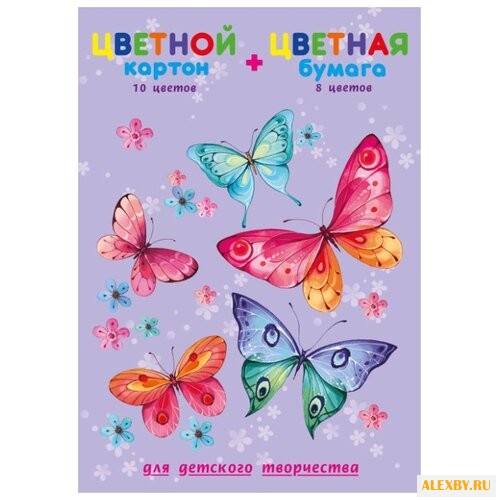 Набор цветного картона и