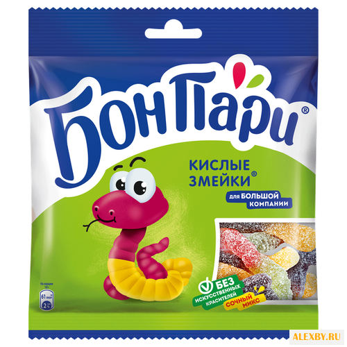 Мармелад Бон Пари Кислые змейки