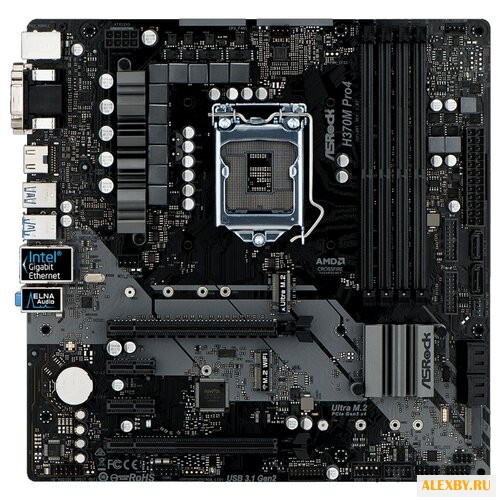 Материнская плата ASRock H370M