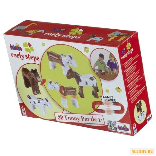 Пазл Klein 3D Лошадка и корова