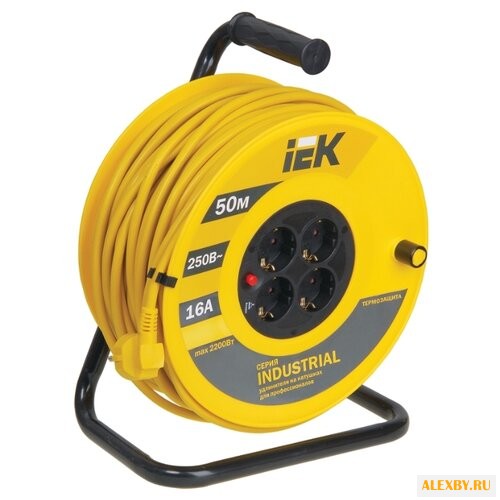IEK Удлинитель на катушке 4х50м