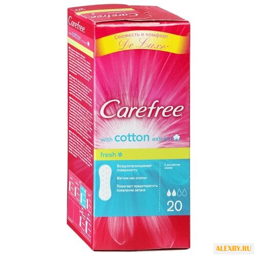 Carefree прокладки ежедневные