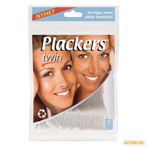 Plackers Twin флоссер для ухода