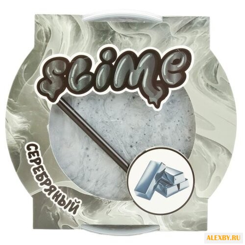 Лизун SLIME Mega серебряный 300