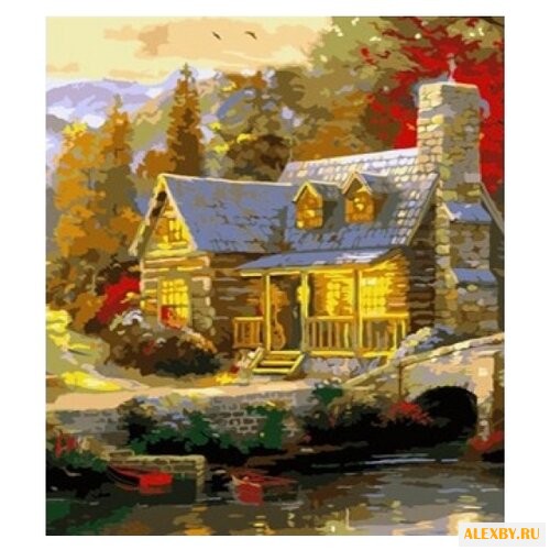 Рыжий кот Картина по номерам