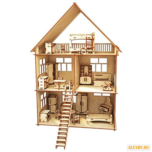 Сборная модель ХэппиДом Коттедж