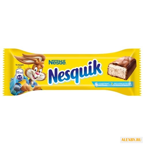 Батончик Nesquik с какао-нугой