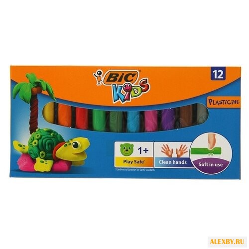 Пластилин BIC Kids 12 цветов