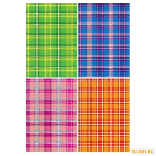 Цветной картон Шотландка