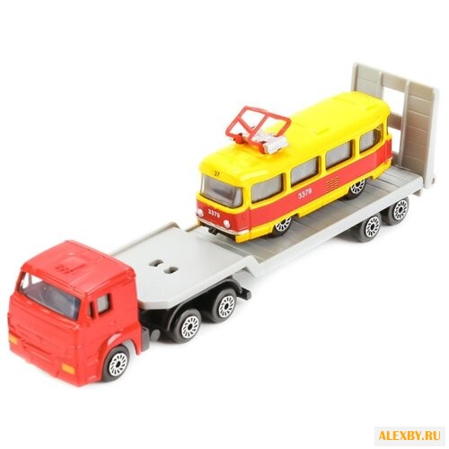 Набор машин ТЕХНОПАРК КамАЗ